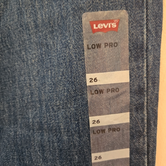 Levi's Dark Blue Straight Jeans - Picture 2 of 5